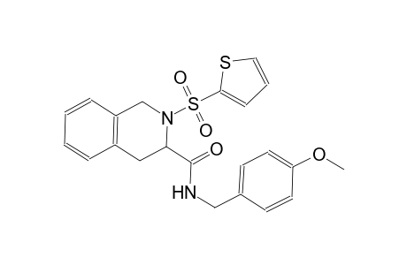 N-(4-methoxybenzyl)-2-(2-thienylsulfonyl)-1,2,3,4-tetrahydro-3-isoquinolinecarboxamide