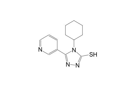 4-cyclohexyl-5-(3-pyridinyl)-4H-1,2,4-triazol-3-yl hydrosulfide
