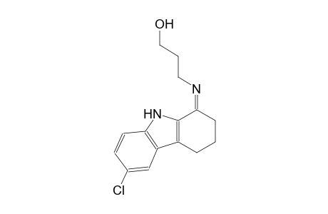 3-{[(1Z)-6-chloro-2,3,4,9-tetrahydro-1H-carbazol-1-ylidene]amino}-1-propanol