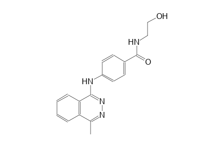 N-(2-hydroxyethyl)-4-[(4-methyl-1-phthalazinyl)amino]benzamide