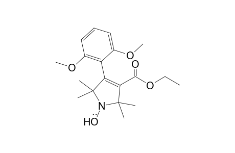 4-(2,6-Di-methoxyphenyl)-3-ethoxycarbonyl-2,2,5,5-tetramethyl-2,5-dihydro-1H-pyrroline-1-yloxyl radical