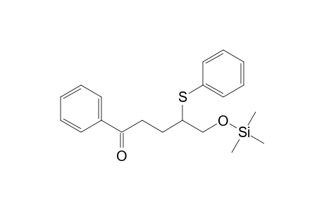 1-Phenyl-4-(phenylthio)-5-trimethylsilyloxy-pentan-1-one