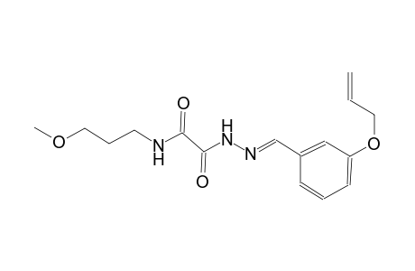 acetic acid, [(3-methoxypropyl)amino]oxo-, 2-[(E)-[3-(2-propenyloxy)phenyl]methylidene]hydrazide