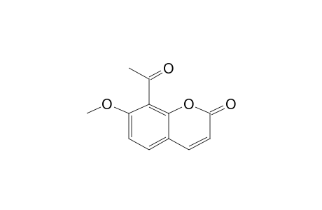 8-Acetyl-7-methoxycoumarin