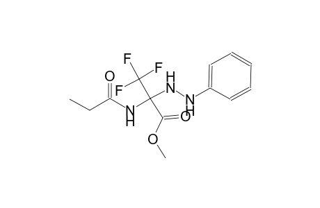 3,3,3-Trifluoro-2-(N'-phenyl-hydrazino)-2-propionylamino-propionic acid methyl ester