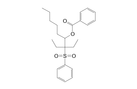 3-ETHYL-3-(PHENYL-SULFONYL)-NON-4-YL-BENZOATE