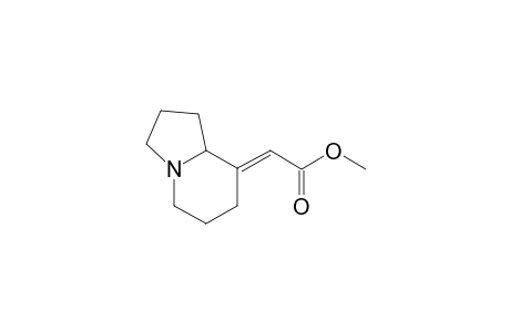(E)-Hexahydro-8-(methoxycarbonyl)methylidene-7H-indolizidine