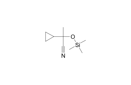 2-cyclopropyl-2-trimethylsilyloxy-propanenitrile
