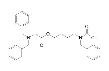 2-(dibenzylamino)acetic acid 4-[benzyl(chlorocarbonyl)amino]butyl ester