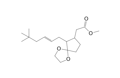 Methyl [6-(5,5-dimethylhex-2-enyl)-1,4-dioxaspiro[4.4]non-7-yl]acetate