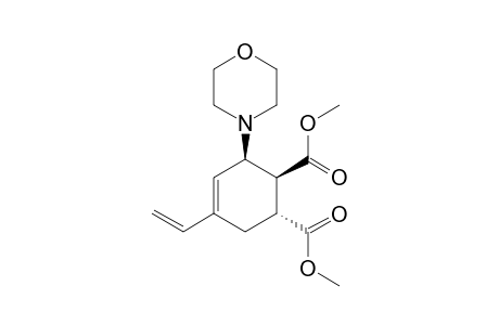 dimethyl (1R,2S,3R)-3-morpholino-5-vinyl-cyclohex-4-ene-1,2-dicarboxylate