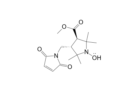 1-Pyrrolidinyloxy, 3-[(2,5-dihydro-2,5-dioxo-1H-pyrrol-1-yl)methyl]-4-(methoxycarbonyl)-2,2,5,5-tetramethyl-, trans-