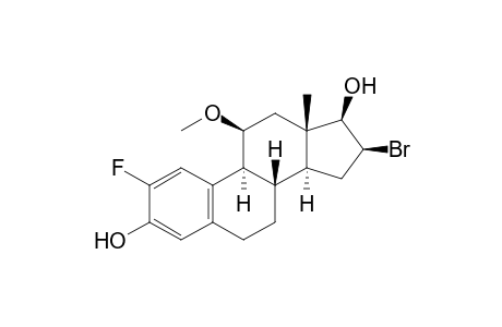 (8S,9S,11S,13S,14S,16S,17R)-16-bromanyl-2-fluoranyl-11-methoxy-13-methyl-6,7,8,9,11,12,14,15,16,17-decahydrocyclopenta[a]phenanthrene-3,17-diol