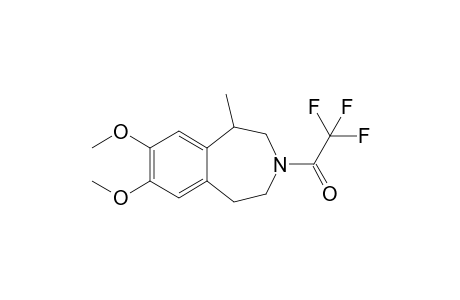 7,8-Dimethoxy-N-trifluoroacetyl-5-methyl-2,3,4,5-tetrahydro-1H-3-benzazepine