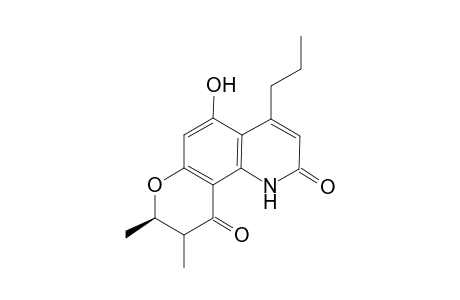(R)-9-Hydroxy-2,3-dimethyl-8-propyl-2,3-dihydro-5H-1-oxa-5-aza-phenanthrene-4,6-dione