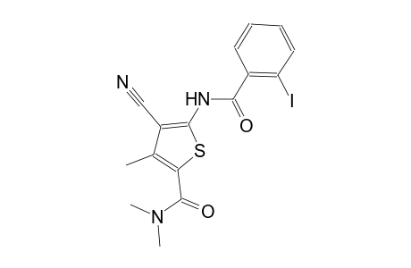 4-cyano-5-[(2-iodobenzoyl)amino]-N,N,3-trimethyl-2-thiophenecarboxamide