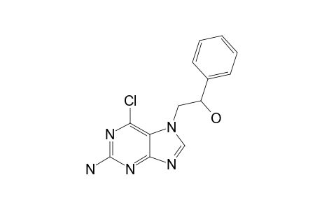 2-AMINO-7-(2-HYDROXY-2-PHENYLETHYL)-6-CHLOROPURINE
