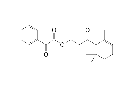 1-Methyl-3-oxo-3-(2',6',6'-trimethylcyclohex-2'-en-1'-yl)-propyl Oxophenylacetate