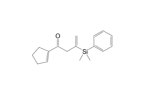 1-Cyclopentenyl 2-(Dimethylphenylsilyl)-2-propenyl Ketone