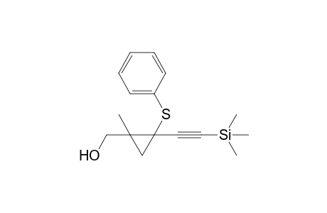 [1-methyl-2-(phenylthio)-2-(2-trimethylsilylethynyl)cyclopropyl]methanol