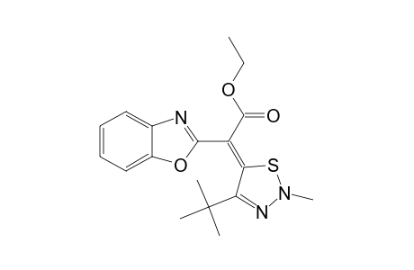 5-[(BENZOXAZOL-2-YL)-(ETHOXYCARBONYL)-METHYLENE]-4-tert-BUTYL-2-METHYL-2,5-DIHYDRO-1,2,3-THIADIAZOLE