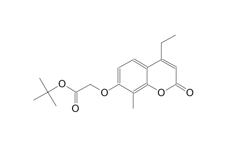acetic acid, [(4-ethyl-8-methyl-2-oxo-2H-1-benzopyran-7-yl)oxy]-, 1,1-dimethylethyl ester
