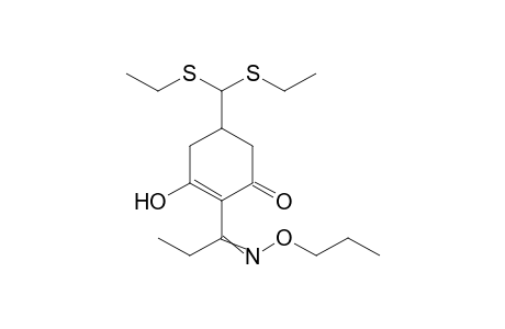 2-Cyclohexen-1-one, 5-[bis(ethylthio)methyl]-3-hydroxy-2-[1-(propoxyimino)propyl]-