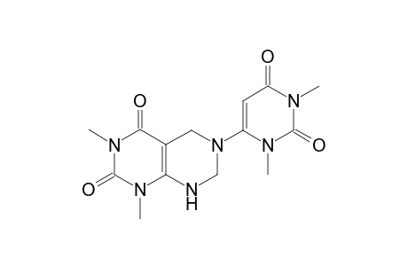 6-(1,3-Dimethyl-2,6-dioxo-1,2,3,6-tetrahydropyrimidin-4-yl)]-1,3-dimethyl-5,6,7,8-tetrahydropyrimido[4,5-d]pyrimidine-2,4(1H,3H)-dione
