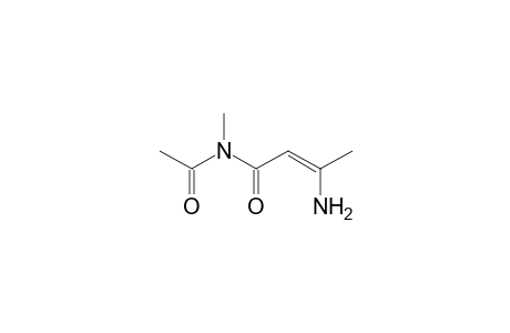 2-Butenamide, N-acetyl-3-amino-N-methyl-, (Z)-