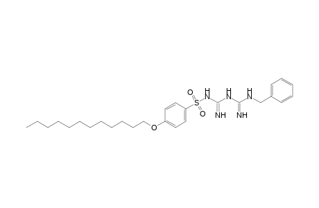 1-benzyl-5-{[p-(dodecyloxy)phenyl]sulfonyl]biguanide