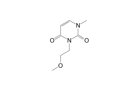 1,3-(.beta.-Methoxyethyl)-1-methyluracil