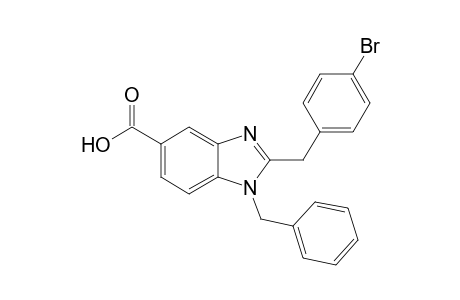 1-Benzyl-2-(4-bromobenzyl)benzimidazole-5-carboxylic acid