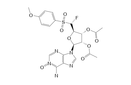 2',3'-DI-O-ACETYL-5'-DEOXY-5'-S-FLUORO-5'-[(4-METHOXYPHENYL)-SULFONYL]-ADENOSINE_1-N-OXIDE