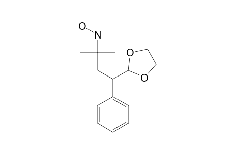 4-(DIOXOLAN-2-YL)-2-HYDROXYAMINO-2-METHYL-4-PHENYLBUTANE