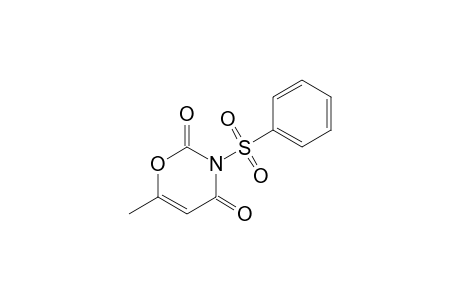 6-Methyl-3-(phenylsulfonyl)-2H-1,3-oxazine-2,4(3H)-dione