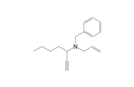 N-Allyl-N-benzyl-1-heptyn-3-amine