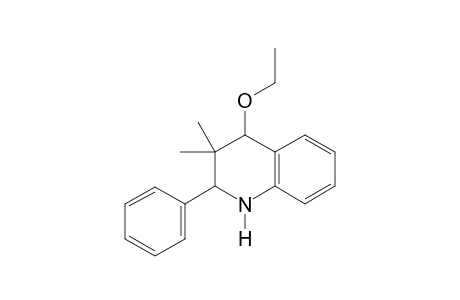 3,3-dimethyl-4-ethoxy-2-phenyl-1,2,3,4-tetrahydroquinoline