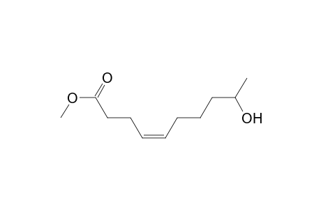 4-Decenoic acid, 9-hydroxy-, methyl ester, (Z)-