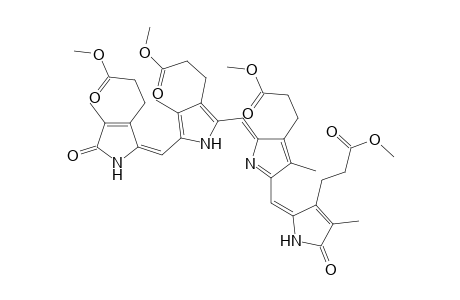 21H-Biline-3,8,12,17-tetrapropanoic acid, 1,19,22,24-tetrahydro-2,7,13,18-tetramethyl-1,19-dioxo-, tetramethyl ester