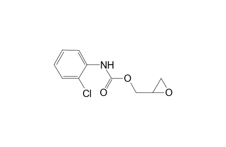 2-Oxiranylmethyl 2-chlorophenylcarbamate