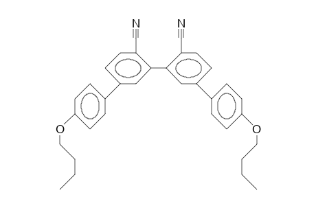 3,3'-Bis(4-butoxyphenyl)-6,6'-dicyano-biphenyl