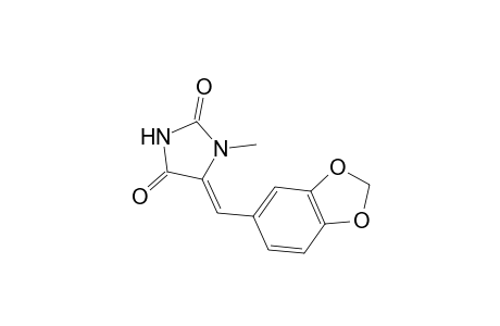 (5Z)-1-methyl-5-piperonylidene-hydantoin