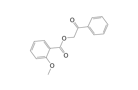 Benzoic acid, 2-methoxy-, 2-oxo-2-phenylethyl ester