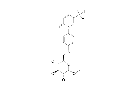 METHYL-6-DEOXY-6-[4-(5-TRIFLUOROMETHYL-2(1H)-PYRIDONE-1-YL)-ANILINO]-ALPHA-D-GLUCOPYRANOSIDE