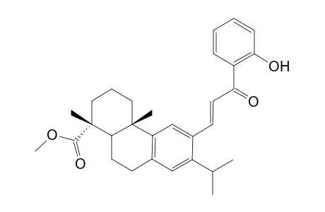 Methyl 12-[2'-(2"-hydroxybenzoyl)vinyl]-dehydroabietate