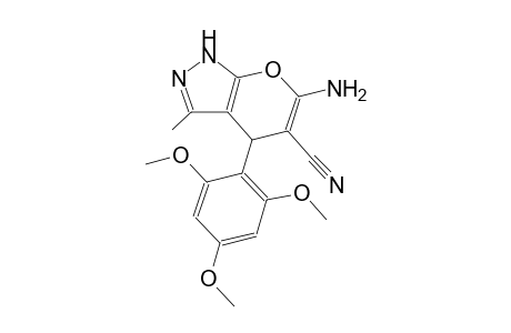 pyrano[2,3-c]pyrazole-5-carbonitrile, 6-amino-1,4-dihydro-3-methyl-4-(2,4,6-trimethoxyphenyl)-