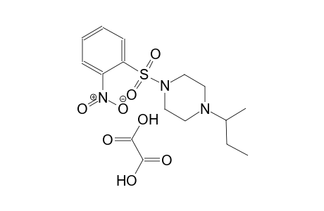 1-(sec-butyl)-4-((2-nitrophenyl)sulfonyl)piperazine oxalate