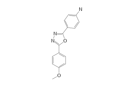 2-(4-AMINOPHENYL)-5-(4-METHOXYPHENYL)-1,3,4-OXADIAZOLE