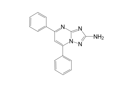 5,7-Diphenyl[1,2,4]triazolo[1,5-a]pyrimidin-2-ylamine