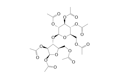 HEPTA-O-ACETYL-O-BETA-D-GLUCOPYRANOSYL-(1->3)-BETA-D-ARABINOFURANOSE